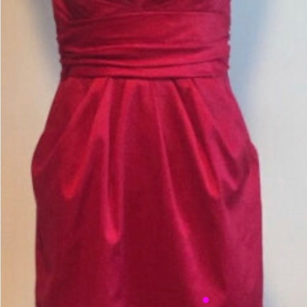 David’s Bridal Bridesmaid Dress with Pockets - Picture 2 of 3